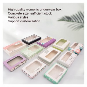 Brugerdefineret vinduespapir gaveæske